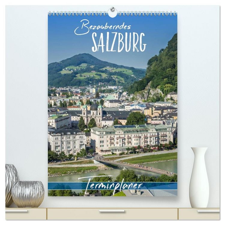 Produktbild: Bezauberndes SALZBURG / Terminplaner (hochwertiger Premium Wandkalender 2026 DIN A2 hoch), Kunstdruck in Hochglanz