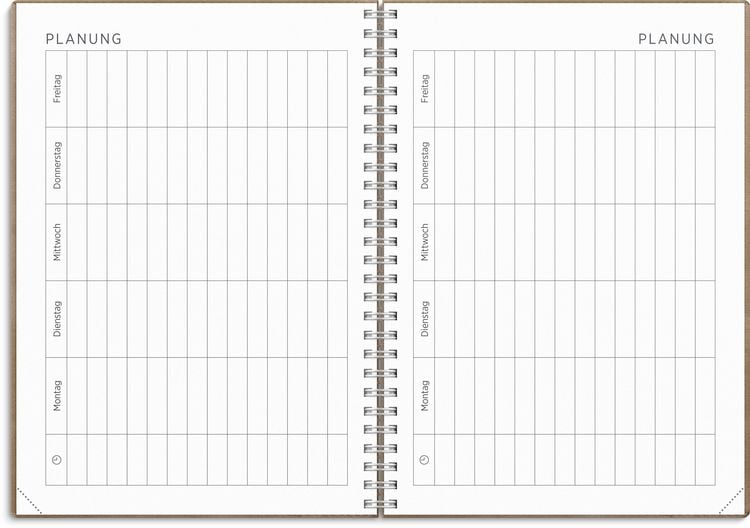Produktbild: Kalender 26/27 Senator A5 Twist Braun