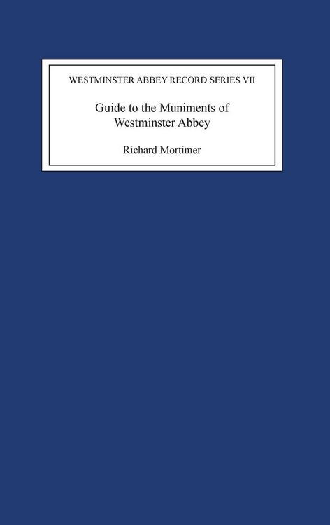 Produktbild: Guide to the Muniments of Westminster Abbey