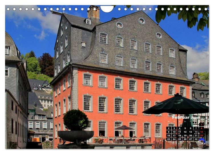 Produktbild: Eine Perle in der Eifel - Monschau (Wandkalender 2026 DIN A4 quer), CALVENDO Monatskalender