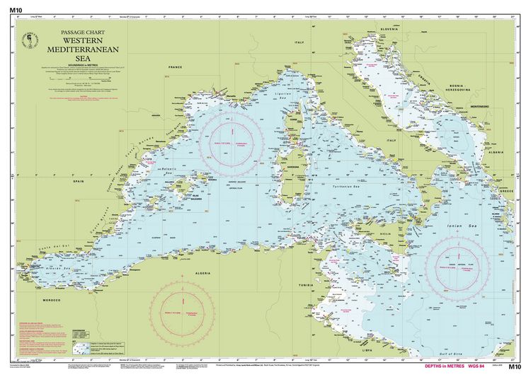 Produktbild: M10 Western Mediterranean, Imray Chart