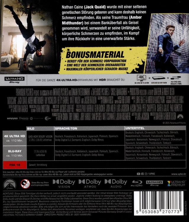 Produktbild: Mr. No Pain (4K Ultra HD) (+ Blu-ray)
