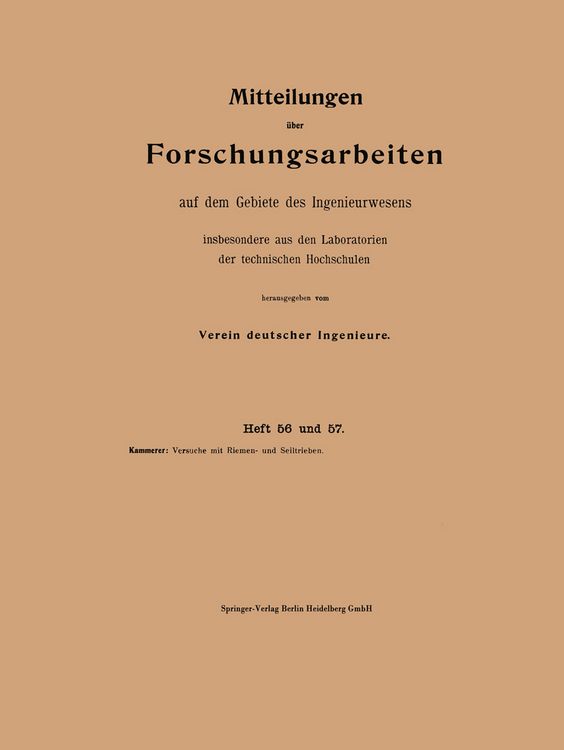 Produktbild: Versuche mit Riemen- und Seiltrieben