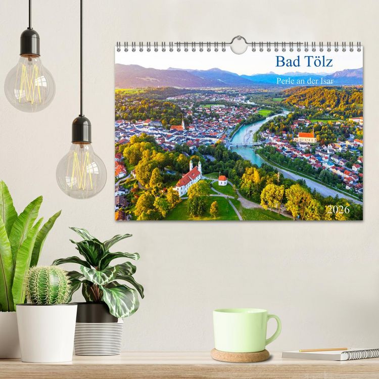 Produktbild: Bad T&ouml;lz - Perle an der Isar (Wandkalender 2026 DIN A4 quer), CALVENDO Monatskalender