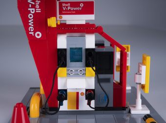 Produktbild: CaDA Shell Tankstelle Bricks
