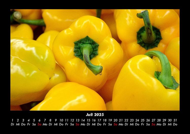 Produktbild: Gem&uuml;sekalender 2025 Fotokalender DIN A3