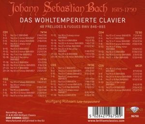 Produktbild: J.S.Bach:Das Wohltemperierte Clavier