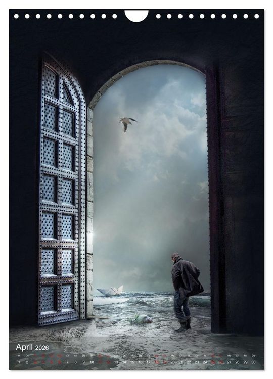 Produktbild: Hinter dem Horizont im Reich der Fantasie (Wandkalender 2026 DIN A4 hoch), CALVENDO Monatskalender
