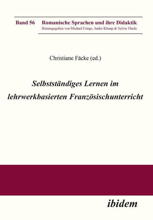 Produktbild: Selbstst&auml;ndiges Lernen im lehrwerkbasierten Franz&ouml;sischunterricht