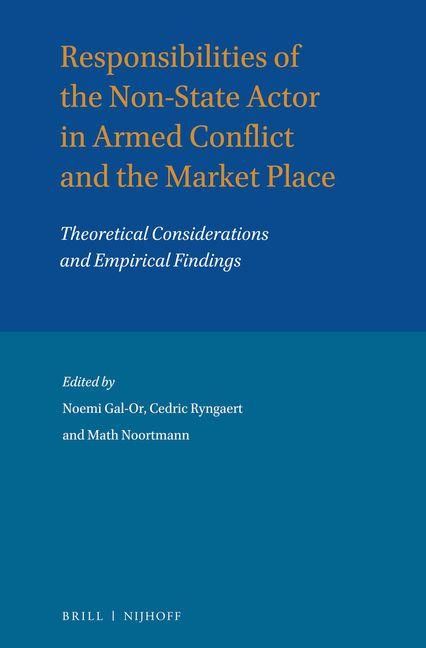 Produktbild: Responsibilities of the Non-State Actor in Armed Conflict and the Market Place