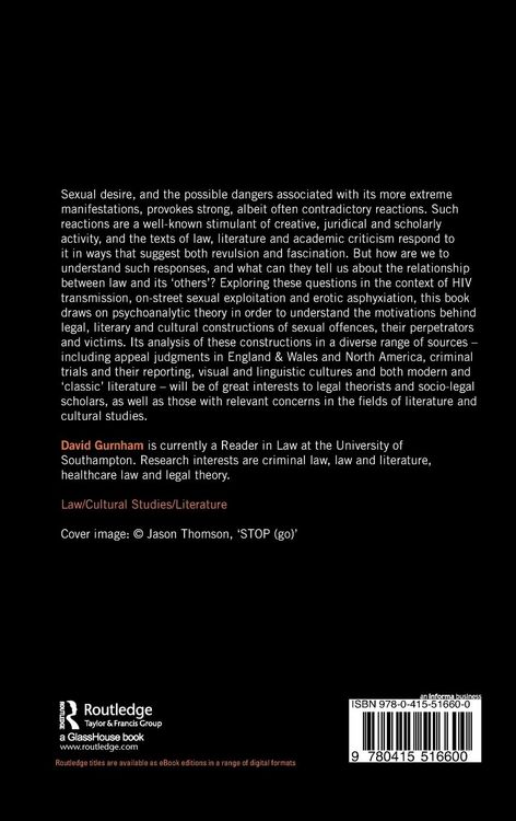 Produktbild: Crime, Desire and Law's Unconscious