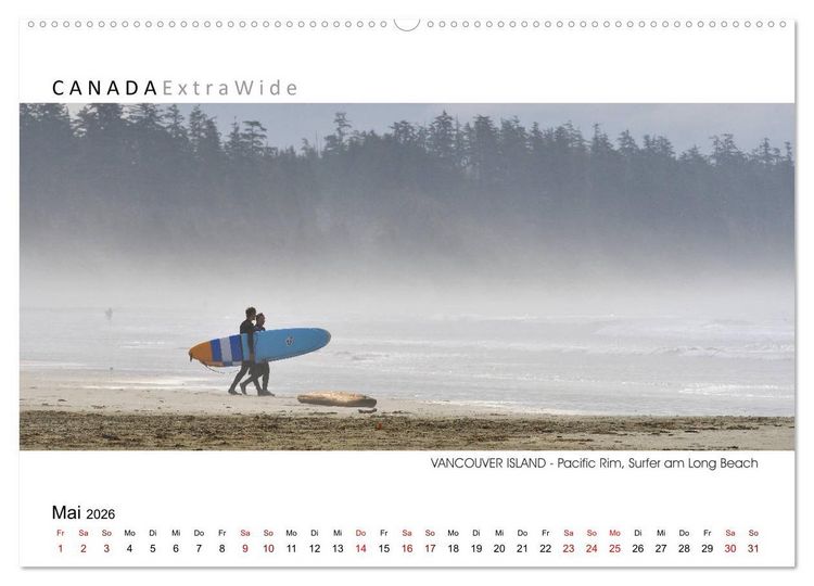 Produktbild: Vancouver Island Panoramabilder (Wandkalender 2026 DIN A2 quer), CALVENDO Monatskalender