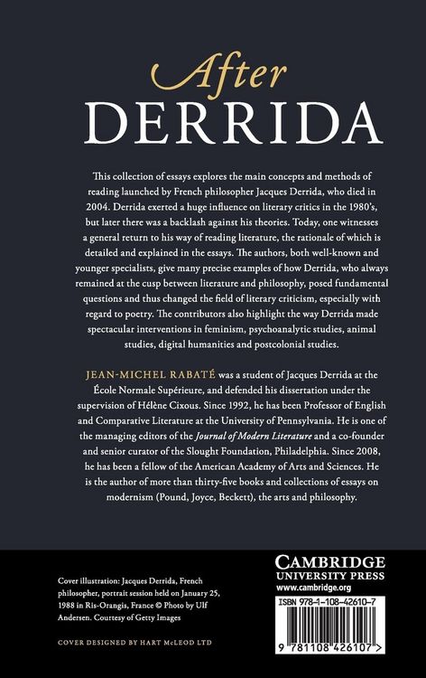 Produktbild: After Derrida