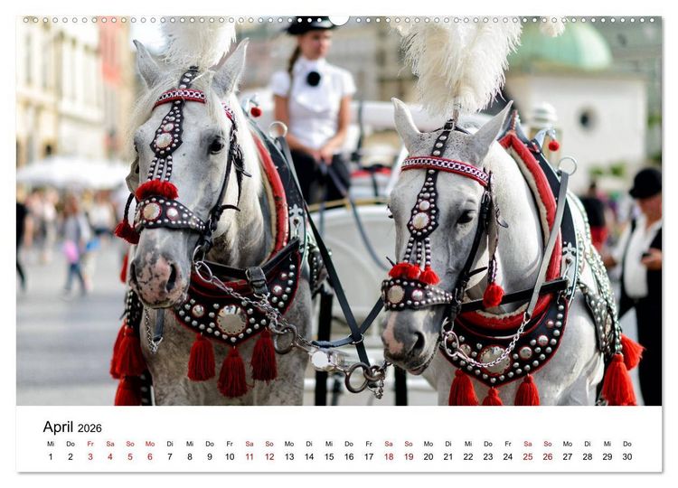 Produktbild: Krakau - die sch&ouml;nste Stadt Polens (hochwertiger Premium Wandkalender 2026 DIN A2 quer), Kunstdruck in Hochglanz