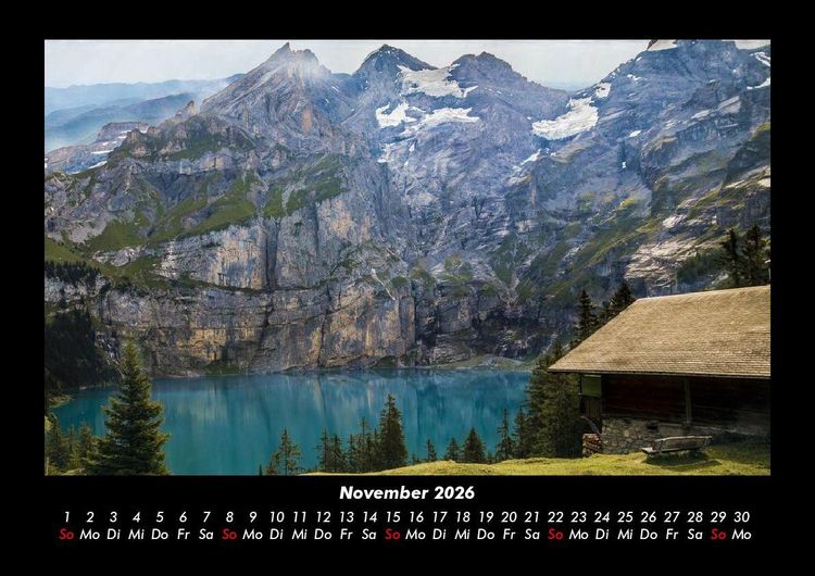 Produktbild: Die Seen der Erde 2026 Fotokalender DIN A3