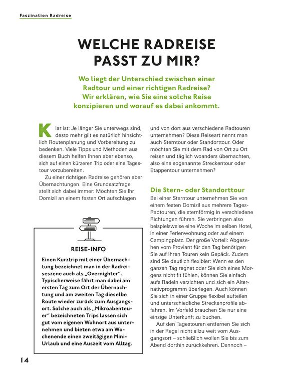 Produktbild: Radreisen mit dem E-Bike
