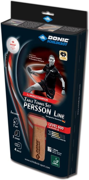 Produktbild: TT-Set PERSSON 600 Geschenkset, 1x Schl&auml;ger LV600 Kork