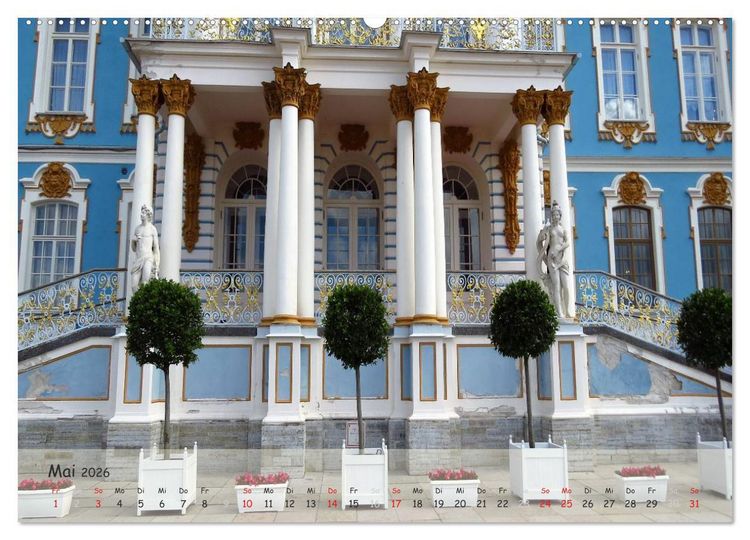 Produktbild: Sankt Petersburg - Pal&auml;ste der Umgebung (Wandkalender 2026 DIN A2 quer), CALVENDO Monatskalender