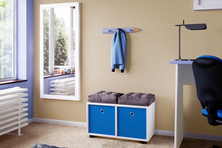 Produktbild: Holz Haken Wandpaneel Flur Garderobe Stifto
