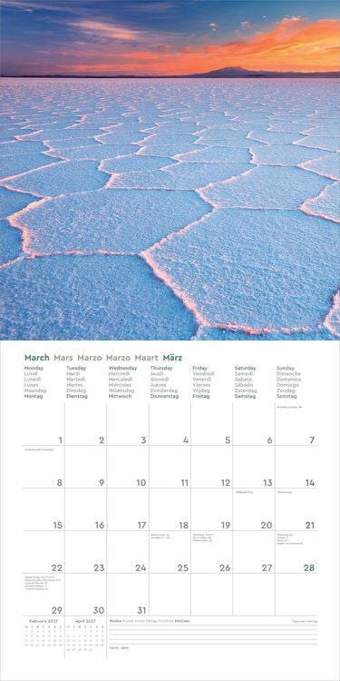 Produktbild: Farben der Erde - KUNTH Broschurkalender 2027