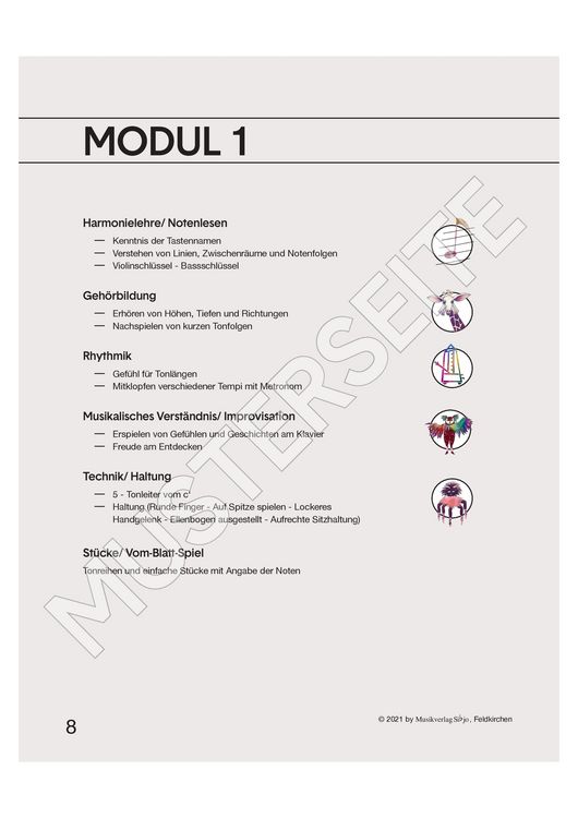 Produktbild: Klavierschule OH! Modul 1