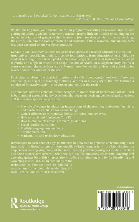 Produktbild: Gender in the Classroom
