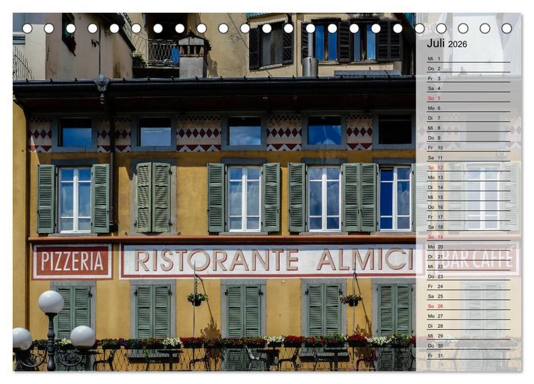 Produktbild: Impressionen vom Iseosee (Tischkalender 2026 DIN A5 quer), CALVENDO Monatskalender