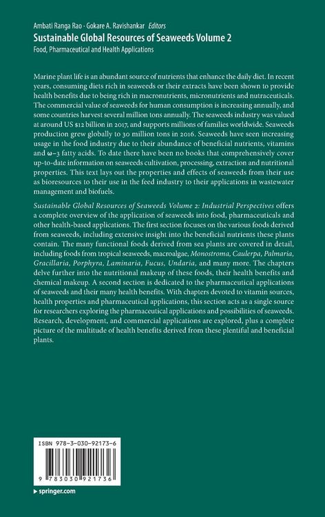 Produktbild: Sustainable Global Resources of Seaweeds Volume 2