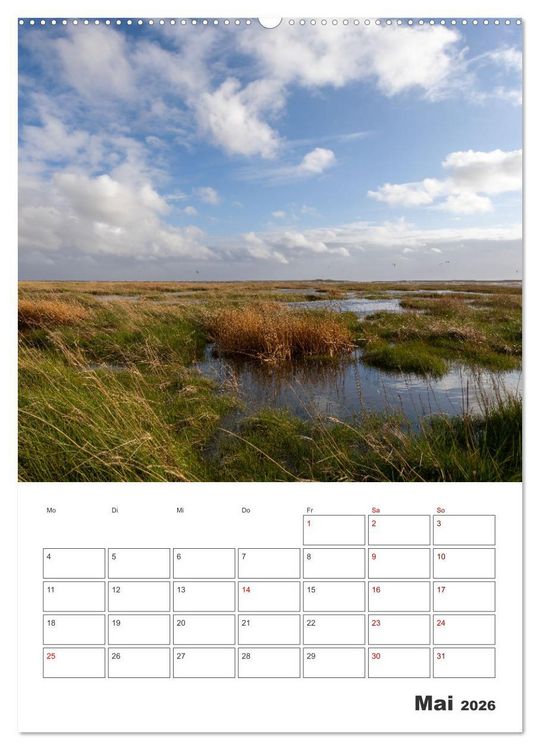Produktbild: Sankt Peter-Ording Sonne, Strand und Meer (Wandkalender 2026 DIN A2 hoch), CALVENDO Monatskalender