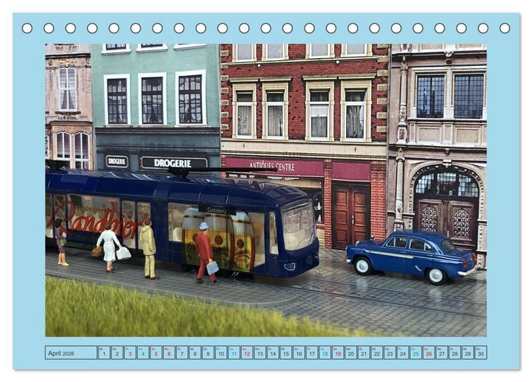 Produktbild: DDR Modellautos im Fokus (Tischkalender 2026 DIN A5 quer), CALVENDO Monatskalender