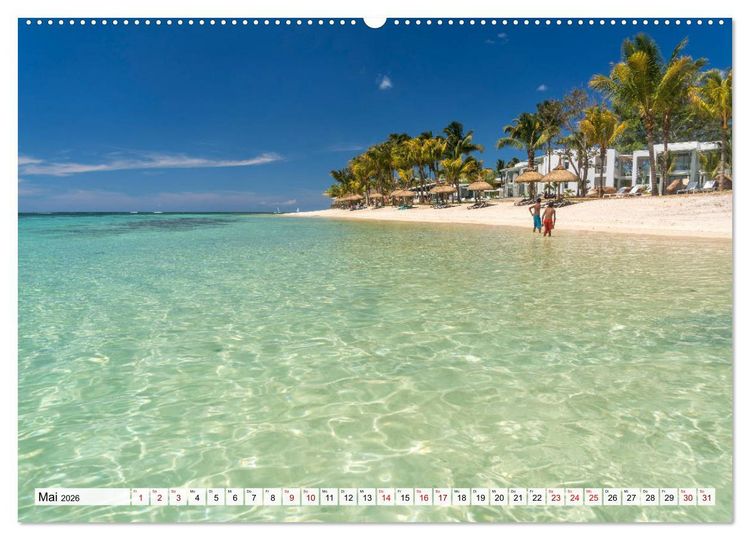 Produktbild: Traumstr&auml;nde auf Mauritius (Wandkalender 2026 DIN A2 quer), CALVENDO Monatskalender