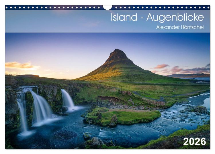 Produktbild: Island - Augenblicke 2026 (Wandkalender 2026 DIN A3 quer), CALVENDO Monatskalender