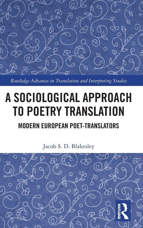 Produktbild: A Sociological Approach to Poetry Translation