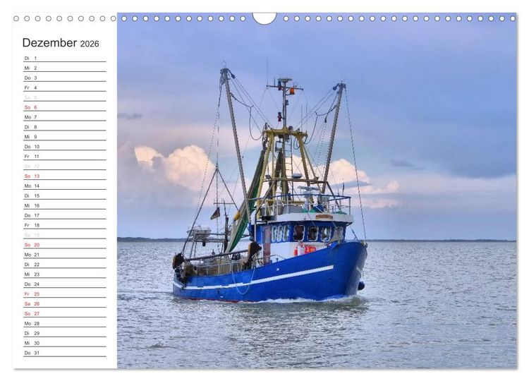 Produktbild: Ostfriesland - zwischen Watt und Moor (Wandkalender 2026 DIN A3 quer), CALVENDO Monatskalender