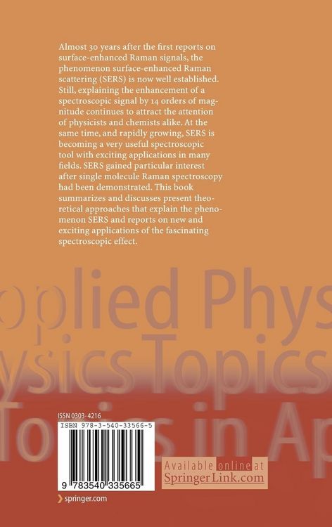 Produktbild: Surface-Enhanced Raman Scattering