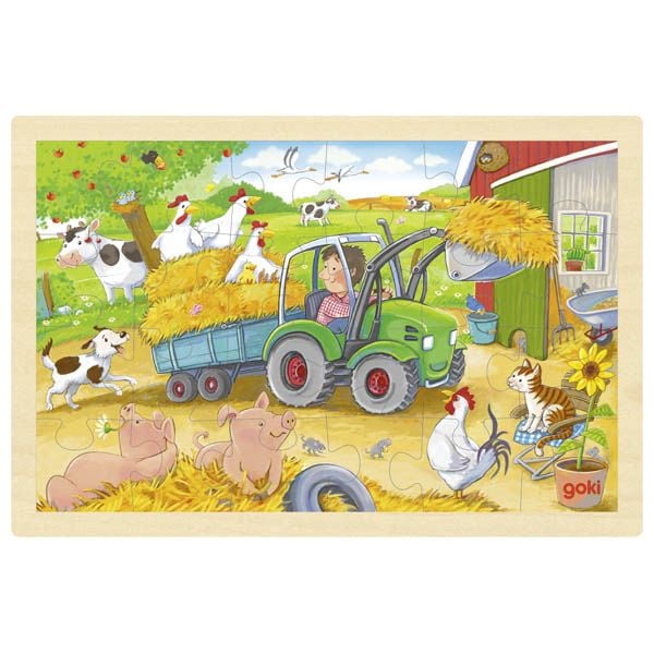 Produktbild: Einlegepuzzle Kleiner Traktor