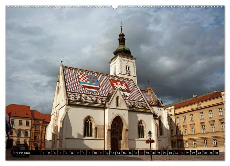 Produktbild: Kroatien (Wandkalender 2026 DIN A2 quer), CALVENDO Monatskalender