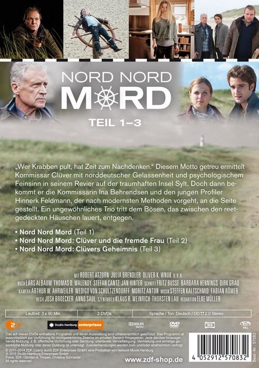 Produktbild: Nord Nord Mord - Teil 1-3 [2 DVDs]