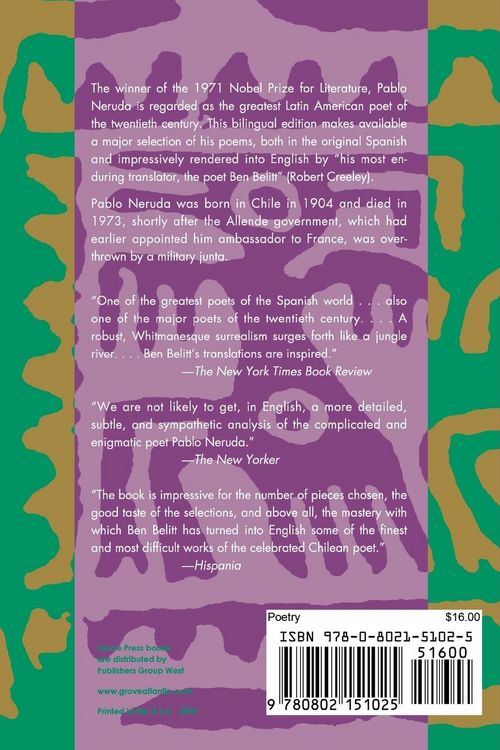 Produktbild: Selected Poems: Pablo Neruda