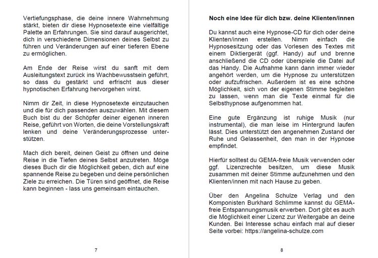 Produktbild: Hypnosetexte zum Vorlesen und selber Zusammenstellen 3