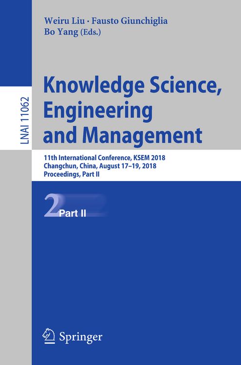Produktbild: Knowledge Science, Engineering and Management