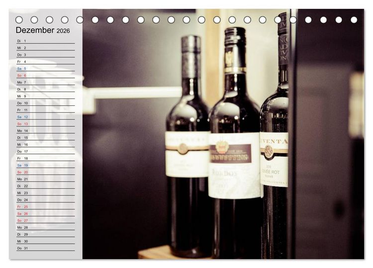Produktbild: Bar Ambiente (Tischkalender 2026 DIN A5 quer), CALVENDO Monatskalender