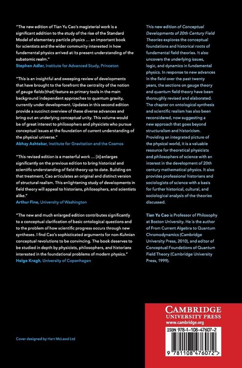 Produktbild: Conceptual Developments of 20th Century Field Theories