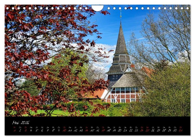 Produktbild: Vier- und Marschlande Hamburgs gr&uuml;ner S&uuml;dosten (Wandkalender 2026 DIN A4 quer), CALVENDO Monatskalender
