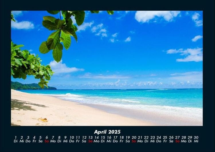 Produktbild: Karibik 2025 Fotokalender DIN A4