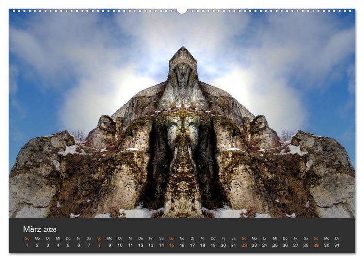 Produktbild: Spiegelwelten - Im Reich der Naturwesen (Wandkalender 2026 DIN A2 quer), CALVENDO Monatskalender