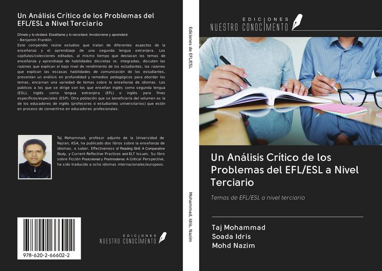 Produktbild: Un An&aacute;lisis Cr&iacute;tico de los Problemas del EFL/ESL a Nivel Terciario