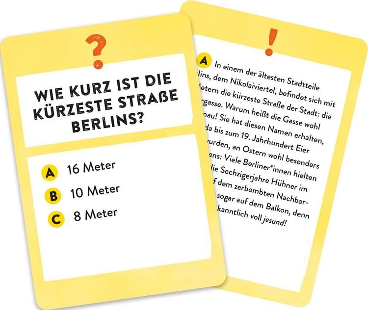 Produktbild: Wer h&auml;tte das gedacht?! Das Unn&uuml;tzes Wissen-Quiz Berlin