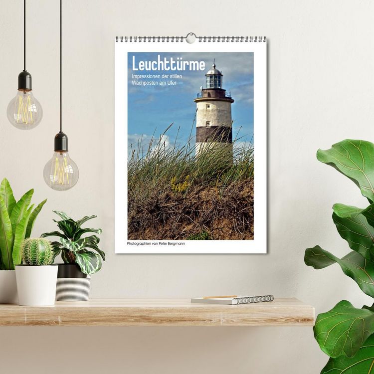 Produktbild: Leuchtt&uuml;rme - Impressionen der stillen Wachposten am Ufer (Wandkalender 2026 DIN A3 hoch), CALVENDO Monatskalender
