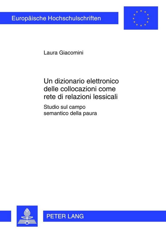 Produktbild: Un dizionario elettronico delle collocazioni come rete di relazioni lessicali